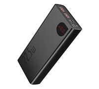 Baseus Power Bank, 22.5W 20000mAh Fast Charging USB C Portable Phone Charger, PD3.0 QC4.0 Slim Battery Pack with LED Display for iPhone 12 11 XS 8 Samsung Galaxy S21 S20 S10 Huawei AirPods Tablet etc