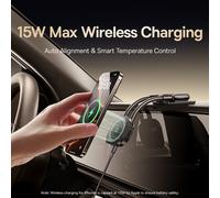 Baseus PrimeTrip C03sPro Magnetic Wireless Car Charger Mount (Stick-On Type, Cosmic Black)