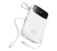 Baseus Qpow 2 Dual Cable 1000mAh 22.5W Powerbank-White