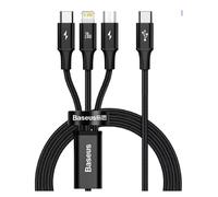 Baseus Rapid Series 3-in-1 Fast Charging Data Cable Type-C to C+L+C PD