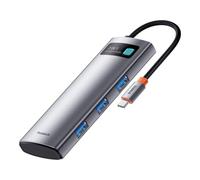 Baseus StarJoy 7 in 1 multifunction hub Adapter-Space Grey