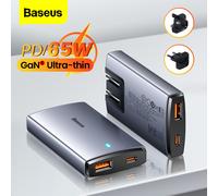 Baseus Ultra-Slim 65W GaN 5 Pro USB C Charger UK/EU/US Adapter Plug for Travel