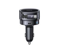 Baseus Charger Baseus PrimeTrip VR1 60W USB-A USB-C Car Charger with Retractable USB-C Cable - Black