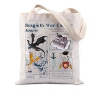Basgiath War College Book Fans Gift Fiction Novel Reader Gift Fly Or Die Dragon Rider Gift Tote Bag (Basgiath War tote UK)