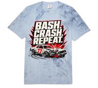 Bash Crash Repeat Banger Racing Comfort Colors Adult Heavyweight T-Shirt