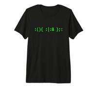 Bash Fork Bomb - Green Text Design for Command Line Hackers Premium T-Shirt