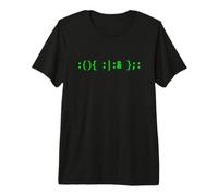 Bash Fork Bomb - Green Text Design for Command Line Hackers Premium T-Shirt
