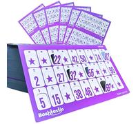 Bashtastic 1008 Tombola Folders with Windows - Classic Tombola Folders, Reusable Folder, Numbered and All Different for Traditional Play and Bingo 90 Balls
