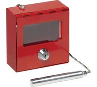 BASI 2150-0003 Emergency Key Box Red 100x100x40mm Profile Cylinder