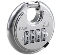 Basi 6220-4000 Padlock Combination Brass/Steel 3-Digit Secure Lock