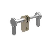 Basi Universal Dummy Cylinder, Fire Door Safe, Nickel-Plated
