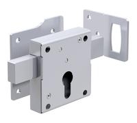 BASI Rim Lock for Wooden Doors/Gates, 39 mm Mandrel, DIN L/R 9900-0005