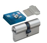 BASI | V55 Profile Double Cylinder 35/40 mm | Emergency and Danger Function | Cylinder Lock | 5 Reversible Keys & Code Card | Dimple Key | Picking Protection & Drilling Protection | Different Locking