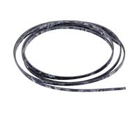 Basic 1650x3x1.5mm Plastic Acoustic Classical Guitar Binding(Black pearl)