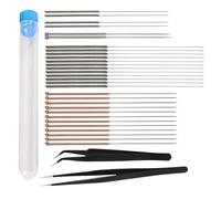 Basic 3D Printer Care Nozzle Cleaner Set 32Pcs Metal Cleaning Shafts for Simple Use Cleaning Needle