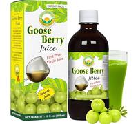 Basic Ayurveda Gooseberry Juice | Indian Amla Herbal Drink | Vitamin C Rich Natural Juice | Plant-Based Vegan Herbal Beverage with Pleasant Taste | 480ml (Pack of 1)
