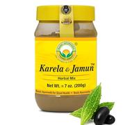 Basic Ayurveda Karela & Jamun Herbal Mix Powder | Bitter Melon & Indian Blackberry Fruit Blend | Traditional Ayurvedic Plant Based Drink Mix for Daily Wellness Routine & Natural Lifestyle | 200g