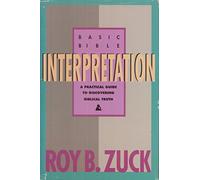 Basic Bible Interpretation