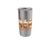 Basic Bitch Funny Pumpkin Spice Halloween Coffee Fall Meme Stainless Steel Insulated Tumbler