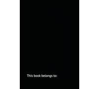 BASIC BLACK JOURNAL: 6x9" Paperback, Journal-notebook, Artbook, 100-lined pages: Great for traveling, Compact and minimalistic