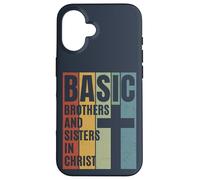 BASIC Brothers And Sisters In Christ (Distressed design) Case for iPhone 16