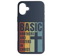 BASIC Brothers And Sisters In Christ (Distressed design) Case for iPhone 16 Plus