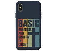 BASIC Brothers And Sisters In Christ (Distressed design) Case for iPhone X/XS