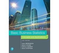 Basic Business Statistics: Concepts and Applications (What's New in Business Statistics)