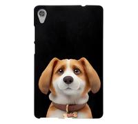 Basic Case for Lenovo Tab M8 4th Generation Cover, TB-300FU, Lenovo M8 4th Tablet Case 8 Inch with Soft TPU Anti-Scratch Cute Cartoon Cats Dogs Shockproof Black Cover - Harrier