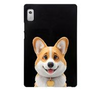 Basic Case for Lenovo Tab M9 Case 9 Inch 2023 with Soft TPU Reinforced Corner Anti-Scratch Cute Cartoon Cats Dogs Shockproof Tablet Black Cover for Lenovo Tab M9 9" 2023 Release - Corgi