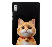 Basic Case for Lenovo Tab M9 Case 9 Inch 2023 with Soft TPU Reinforced Corner Anti-Scratch Cute Cartoon Cats Dogs Shockproof Tablet Black Cover for Lenovo Tab M9 9" 2023 Release - Ginger Cats