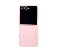Basic Case for Samsung Galaxy Z Flip7 FE 2025 / Galaxy Z Flip6 2024 Cover for Women Shockproof Slim Fit Non-slip PC Pocket Case Colourful Cute Phone Skin Support Wireless Charging Pink