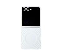 Basic Case for Samsung Galaxy Z Flip7 FE 2025 / Galaxy Z Flip6 2024 Cover for Women Shockproof Slim Fit Non-slip PC Pocket Case Colourful Cute Phone Skin Support Wireless Charging White