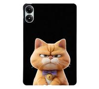 Basic Case for Xiaomi Redmi Pad Pro 2024 Tablet with Soft TPU Reinforced Corner Anti-Scratch Cute Cartoon Cats Dogs Shockproof Tablet Black Cover for Redmi Pad Pro 12.1 Inch 2024 - Naughty Cat