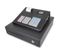 Basic Cash Till System, 39 Keys Cash Management System Cash Registers, Multi-interface Design Auto-eject, Led Screen Built-in System 60Mm/s Printing Speed