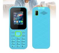 Basic Cell Phone for The Elderly, Unlocked Cell Phone Seniors/Kids Big Speaker & Big Button Flashlight Dual SIM Dual Standby, MP3 player/FM radio Camera, SOS,Blue