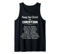 Basic Christian Girl Outfit for Mens Religious for Womens Tank Top