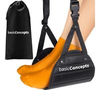 Airplane Foot Hammock (Memory Foam), Perfect Airplane Footrest to Relax Your Feet | Foot Hammock for Airplane Travel Accessories, Desk Foot Hammock, Travel Foot Rest, Comfy Foot Hanger Airplane