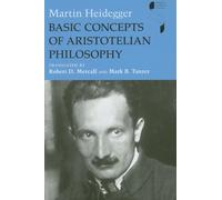 Basic Concepts of Aristotelian Philosophy
