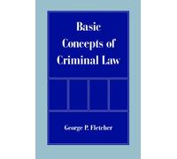 Basic Concepts of Criminal Law
