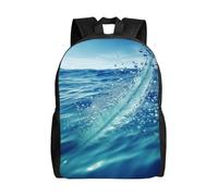 Basic Daypack Ocean Water Sports Bag Lightweight Travel Bag for School, Travel, Work, 42X32X14Cm