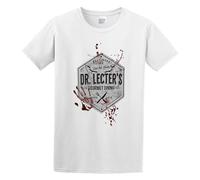 Basic diary Hannibal Lecter Horror Thriller Funny Sarcastic Birthday Present Casual Round Neck T Shirt White 3XL