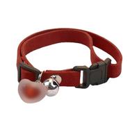 Basic Dog Collars - Plush Heart Pet Collars With Bell, Lightweight Adjustable Reflective Collar For Cats & Dogs, Cute Flower Design For Poodles, Huskies, & Collies, Puppy & Kitten