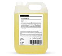 Basic Elements Organic Grapeseed Oil I 5 Litre I 100% Pure & Natural Moisturiser for Skin & Hair I Perfect Massage Oil & Aromatherapy Oil