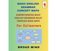 Basic English Grammar Concept Maps: Understanding Basic English Grammar Through Mind Maps (English Grammar For esl learners)