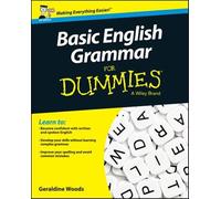 Basic English Grammar For Dummies - UK by Geraldine Woods (Paperback, 2015)