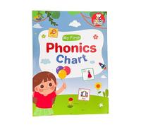 Basic English Vocabulary Guide Chart Large Words Building Poster Chart 28.7x21cm for Kids Students Homeschooling Daily Words Learning