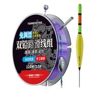 Basic Fishing Line - Pre-tied Automatic Illuminated Float Ready to Use - Basic Seeking Float Line Set - For Adults, Advanced, Enthusiasts, Beginners, Amateurs,