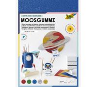 BASIC FOLIA Self-Adhesive Glitter Foam, 5 Sheets multicoloured