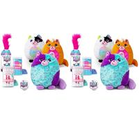Basic Fun 03936 Surprise Cat Plush, Cuddly Soft Toy For Girls And Boys, Suitable For Kids Aged 4+, Assorted (Pack of 2)